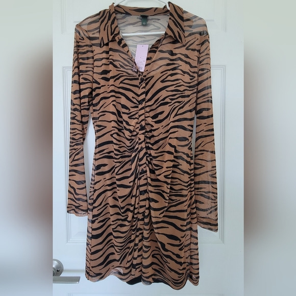 Dress Animal Print Size S - Picture 1 of 4